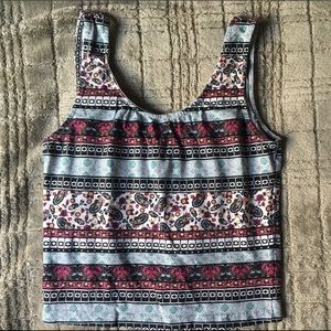 Boho Crop Tank Top